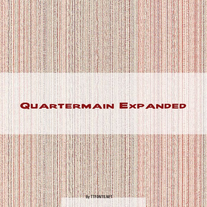 Quartermain Expanded example